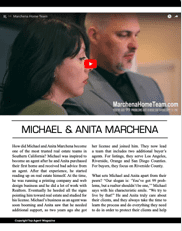 Top Agent Magazine Michael & Anita Marchena